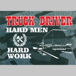 TRUCK DRIVER  - hard Men, hard Work  " Kamionista " hrubá maskáčová mikina na zips s kapucou vzor Nightcamo - Nočný maskáč " Splinter "
